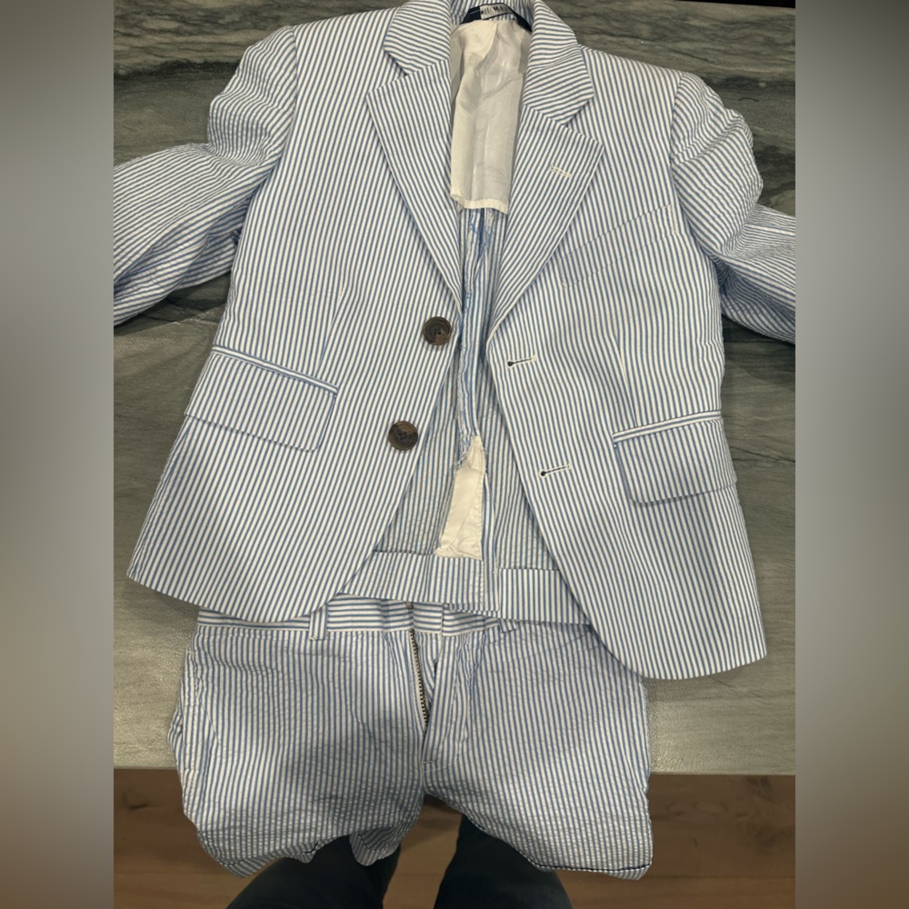 Brooks Brothers Searsucker Suit for toddler boy